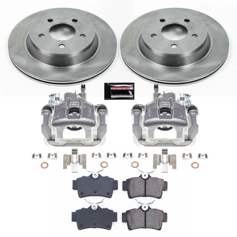 PSB Autospecialty Kit w/Cals - Power Stop 94-99 Ford Mustang Rear Autospecialty Brake Kit w/Calipers