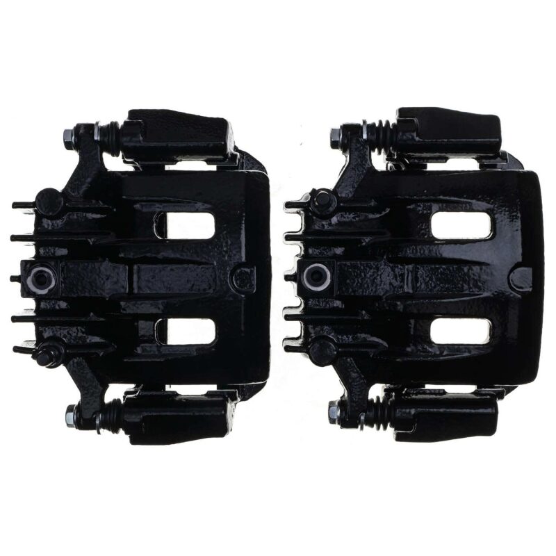 PSB Black Calipers - Power Stop 00-05 Ford Excursion Rear Black Caliper - Pair w/Bracket