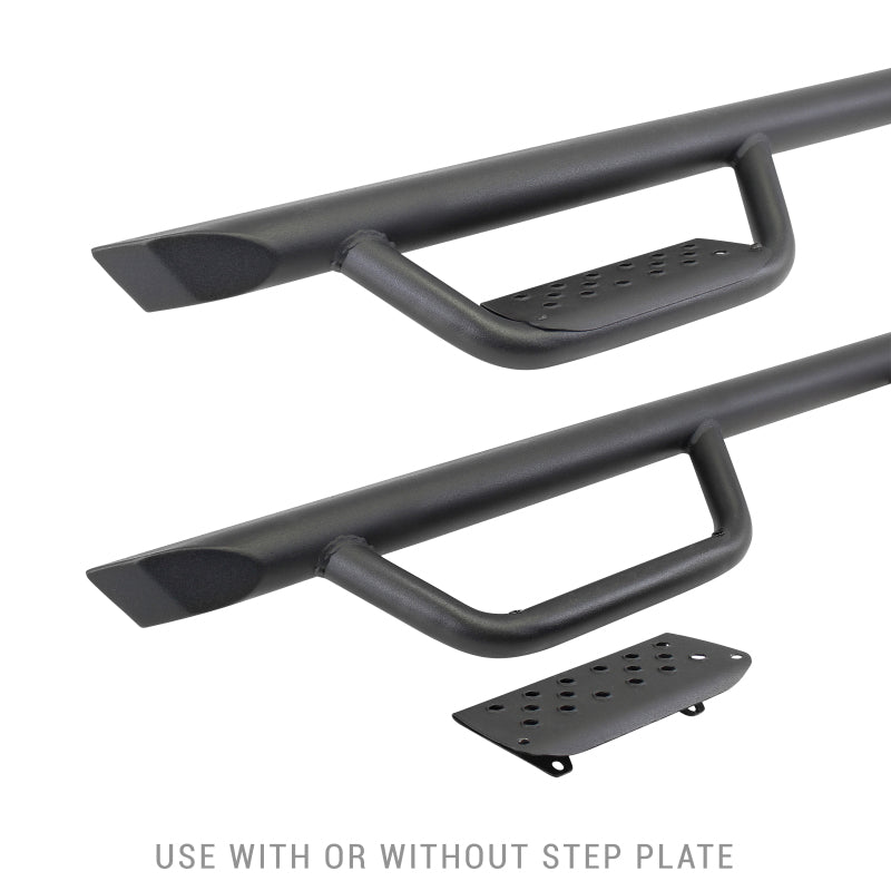 GOR Dom Extreme D2 - Go Rhino Dominator Xtreme D2 Side Steps 57in. Cab Length - Tex. Blk (No Drill/Mounting Brkt Req.)