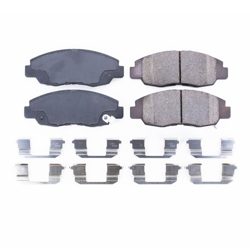 PSB Z17 Evolution Brake Pads - Power Stop 97-99 Acura CL Front Z17 Evolution Ceramic Brake Pads w/Hardware
