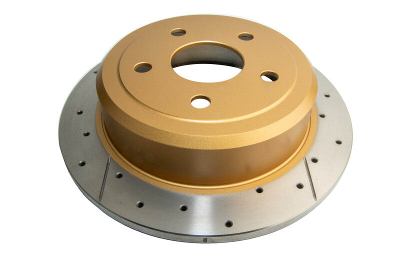 DBA Street Slot&Drill Rotors - DBA 07-16 Jeep JK Wrangler & Rubicon w/HD Brakes Street Series Rear Cross Drilled & Slotted Rotor