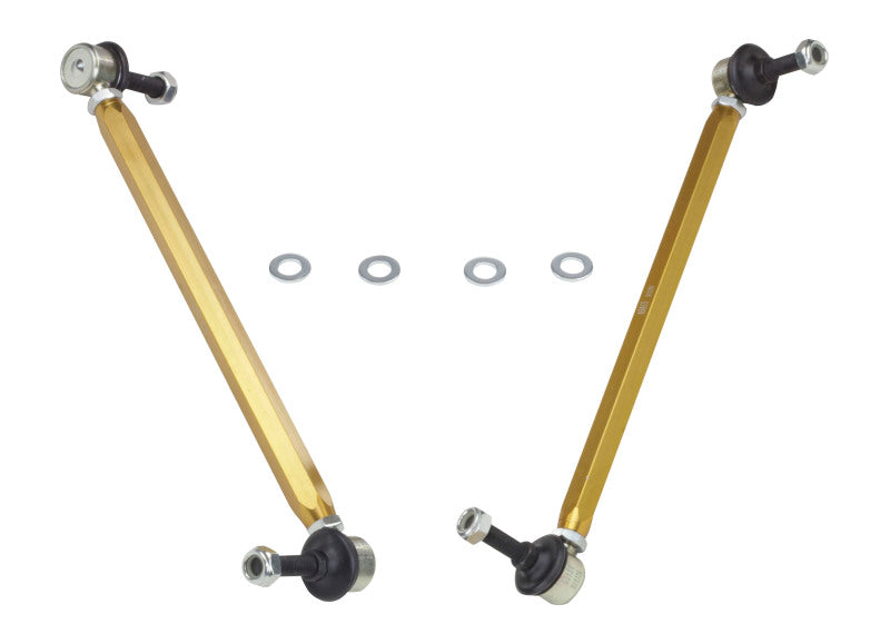 WL Sway Bar Links - Whiteline 02-06 R53 & 06+ R56 Mini Cooper S  Front Swaybar link kit-adjustable ball end links