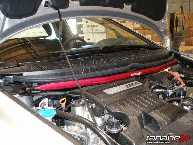 TAN Strut Tower Bars - Front - Tanabe Sustec Front Strut Tower Bar 06-09 Civic Sedan