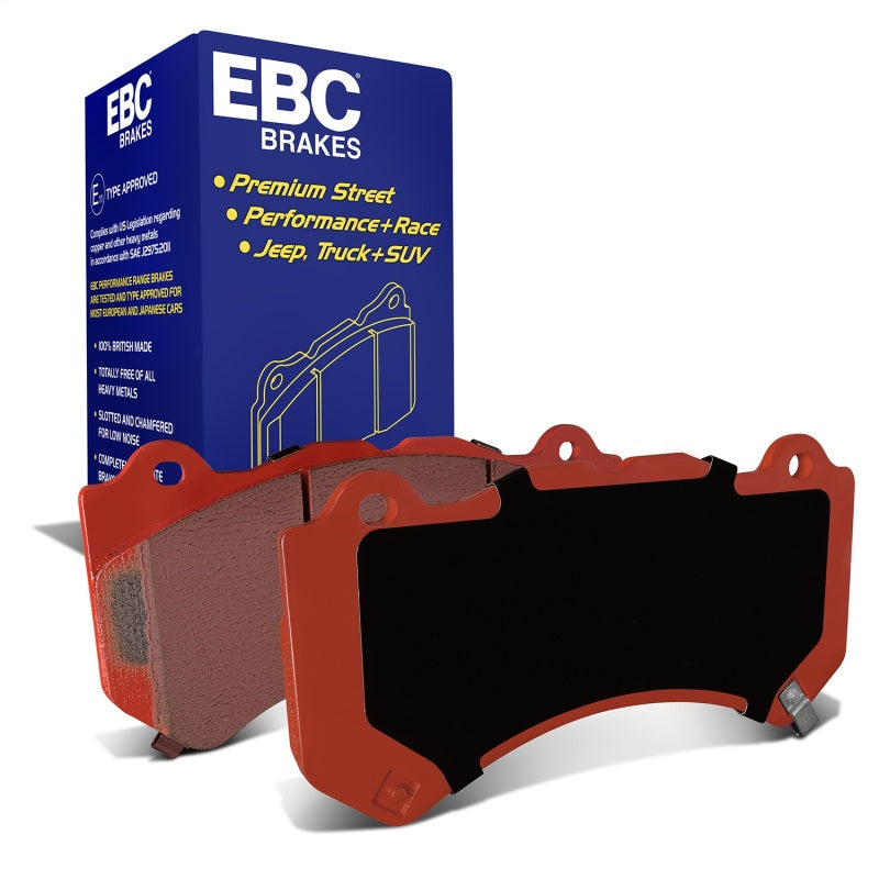 EBC Redstuff Brake Pad Sets - EBC 16+ Cadillac ATS-V 3.6 Twin Turbo Redstuff Front Brake Pads