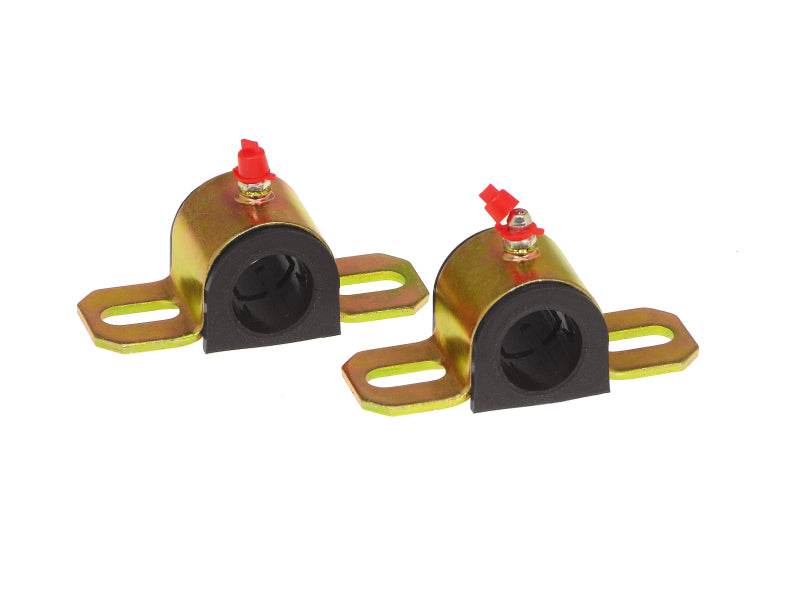 PRO Sway/End Link Bush - Blk - Prothane Universal Greasable Sway Bar Bushings - 23MM - Type A Bracket - Black
