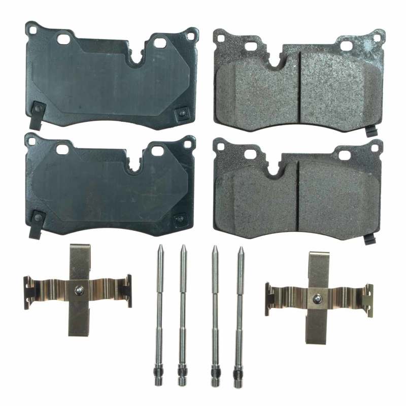 PSB Z17 Evolution Brake Pads - Power Stop 2020 Chevrolet Corvette C8 Base Rear Z17 Evolution Ceramic Brake Pads w/Hardware