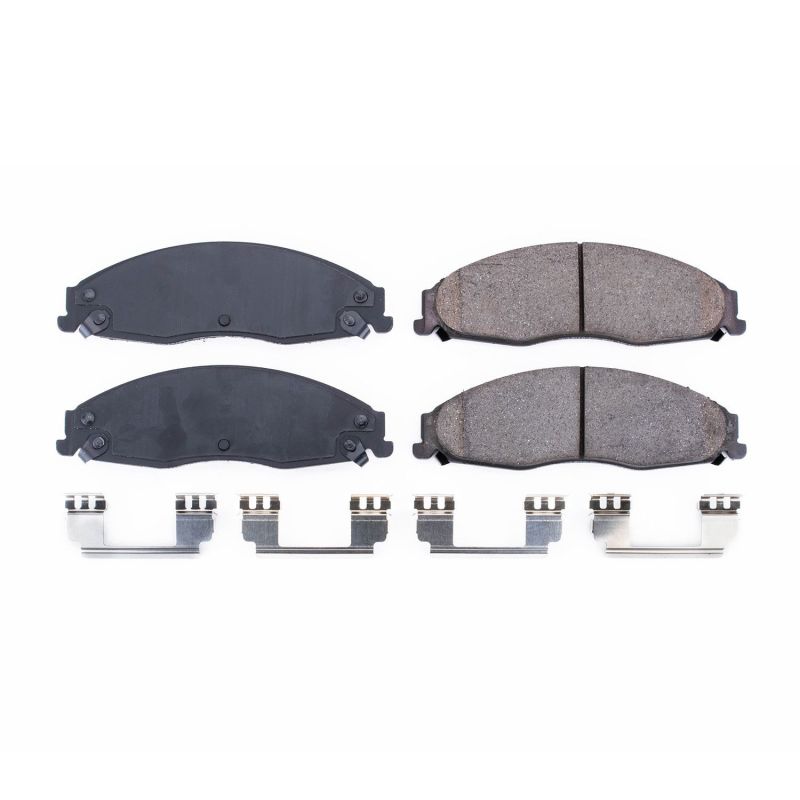 PSB Z17 Evolution Brake Pads - Power Stop 03-07 Cadillac CTS Front Z17 Evolution Ceramic Brake Pads w/Hardware