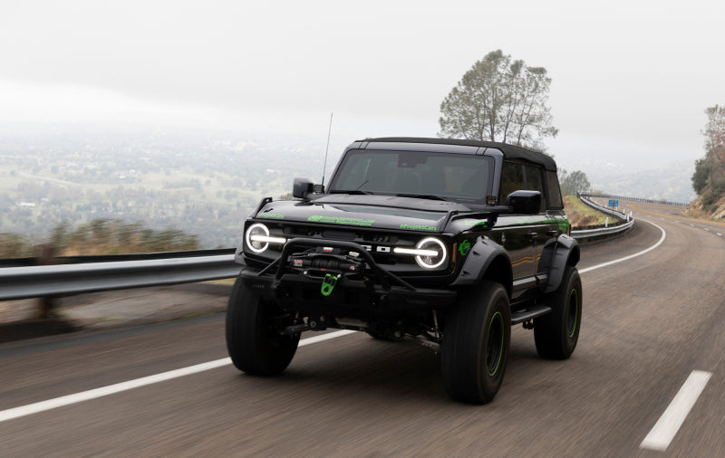 BT Lift Kit w Shocks - Belltech 2021+ Ford Bronco EX Sasquatch  0-4in Lift Kit w/ Trail Perf Coilovers