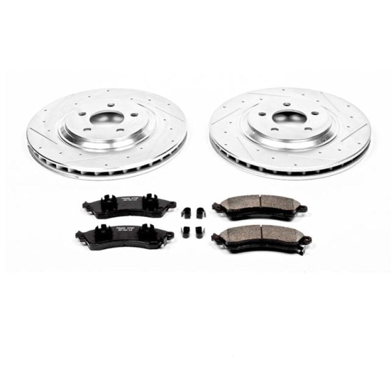 PSB Z23 Evolution Kit - Power Stop 94-99 Ford Mustang Front Z23 Evolution Sport Brake Kit