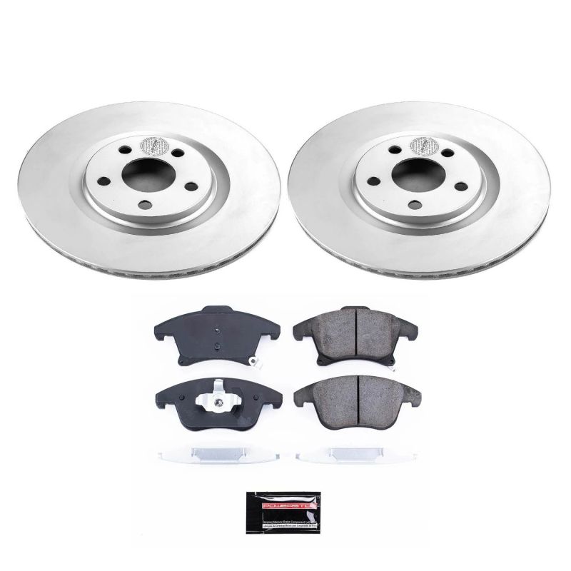 PSB Z17 Evolution Coated Kit - Power Stop 19-20 Ford Police Responder Hybrid Front Z17 Evolution Geomet Coated Brake Kit