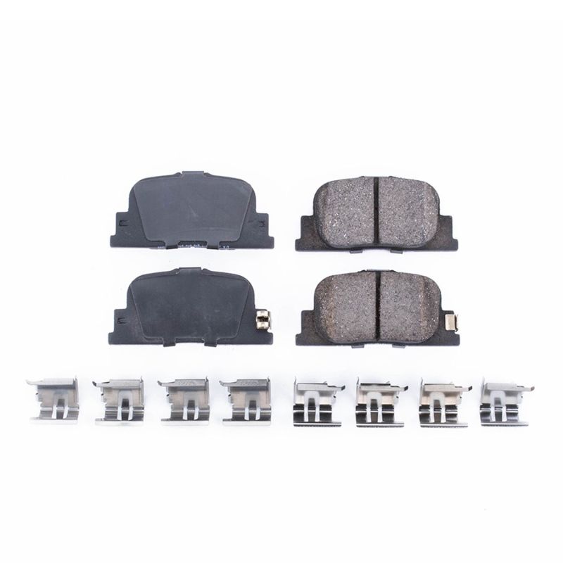 PSB Z17 Evolution Brake Pads - Power Stop 00-01 Lexus ES300 Rear Z17 Evolution Ceramic Brake Pads w/Hardware