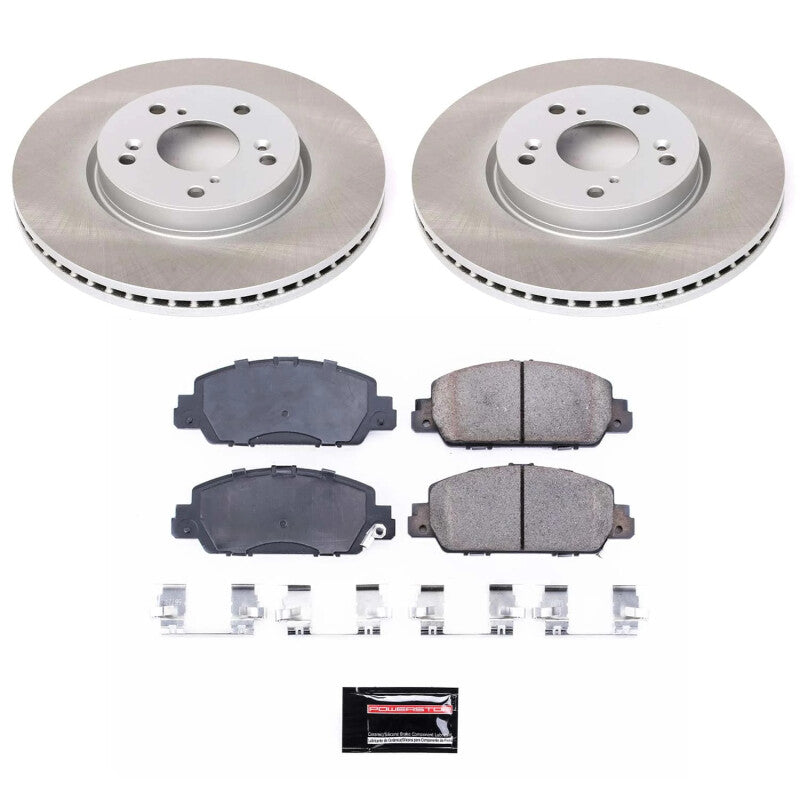 PSB Semi-Coated Rotor Kits - Power Stop 16-22 Honda HR-V Front Semi-Coated Rotor Kit