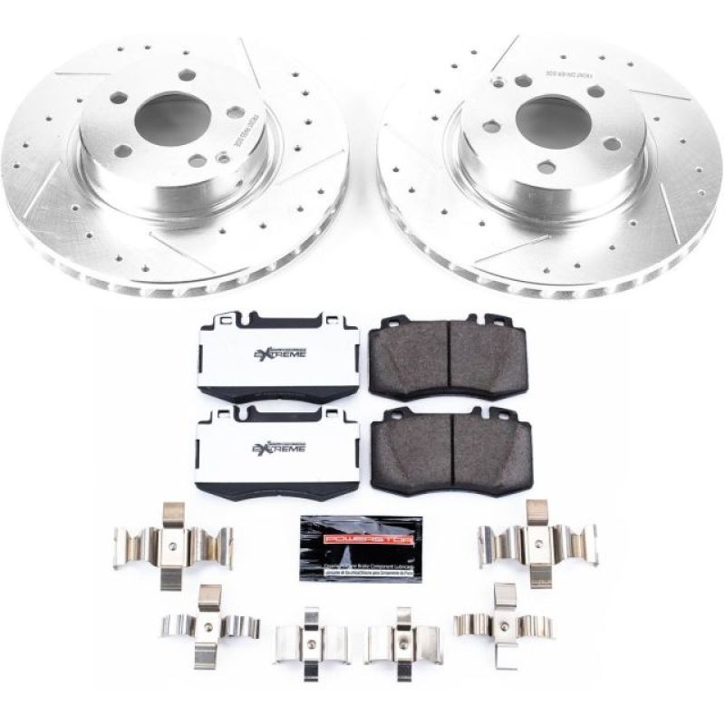 PSB Z26 Street Warrior Kit - Power Stop 03-06 Mercedes-Benz SL500 Front Z26 Street Warrior Brake Kit