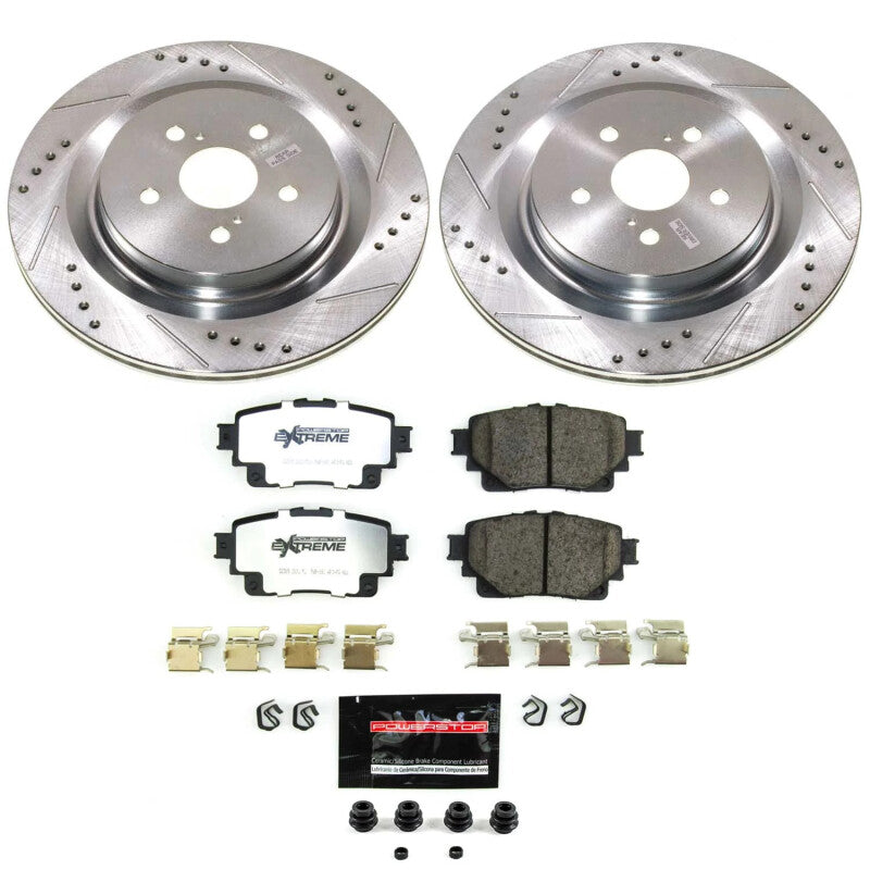 PSB Z36 Truck & Tow Kit - Power Stop 20-22 Toyota Highlander Rear Z36 Truck & Tow Brake Kit