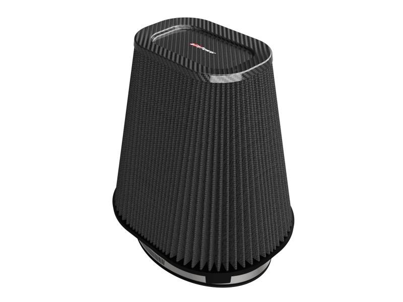 AFE Universal Pro-5 R Filter - aFe Track Series Intake Pro 5R Air Filter (7-1/2 x5-1/2)IN F x(9-1/4 x7-1/4)IN B x(6 x4)IN T x9IN