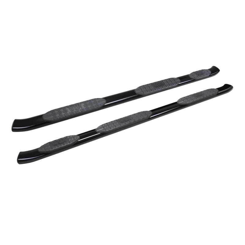WES Nerf Bars - PRO TRAXX 5 - Westin 19-22 RAM 1500 Quad Cab 6.5ft Bed (Excl. Classic) PRO TRAXX 5 Oval W2W Nerf Step Bars - Blk