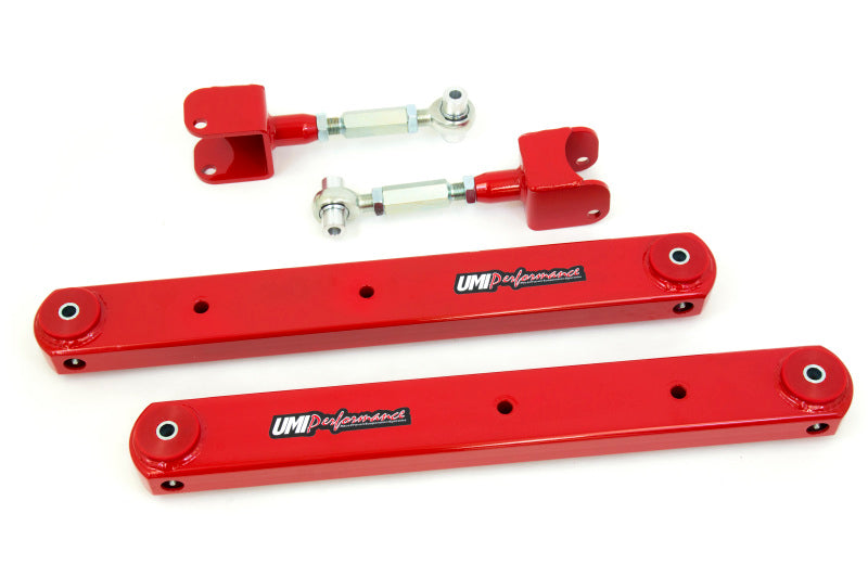UMI Control Arm Kits - UMI Performance 68-72 GM A-Body Rear Control Arm Kit Fully Boxed Lowers Adjustable Uppers