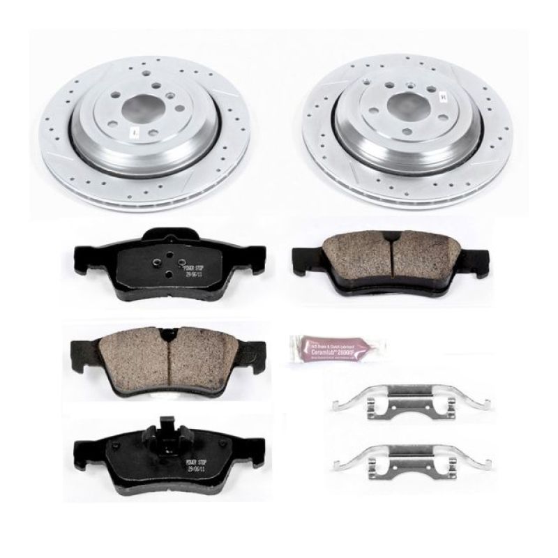 PSB Z23 Evolution Kit - Power Stop 05-06 Mercedes-Benz G55 AMG Rear Z23 Evolution Sport Brake Kit