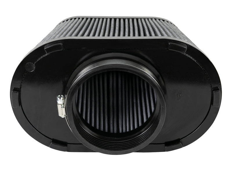 AFE Universal Pro Dry S Filter - aFe Magnum FLOW Pro DRY S Universal Air Filter F-5in. / B-(8.5 x 4) MT2 / T-(7.5) / H-9in.