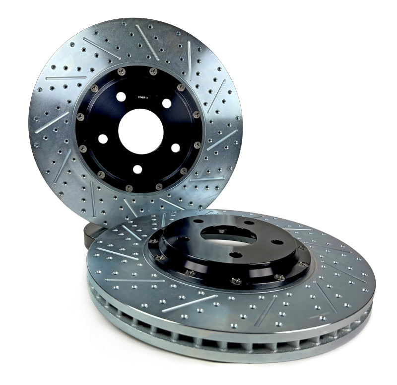 BAE Eradispeed Rotors - Baer Brakes 14-16 Chevy Corvette (C7) Eradispeed+ Front SDZ 2-Piece Performance Brake Rotors