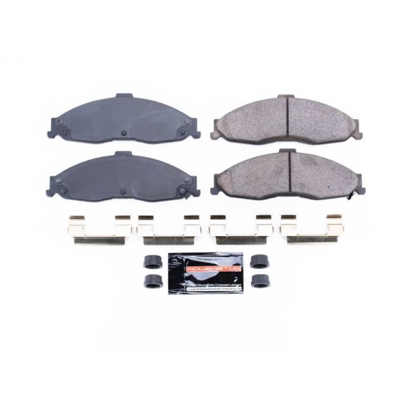 PSB Z23 Evolution Brake Pads - Power Stop 98-02 Chevrolet Camaro Front Z23 Evolution Sport Brake Pads w/Hardware