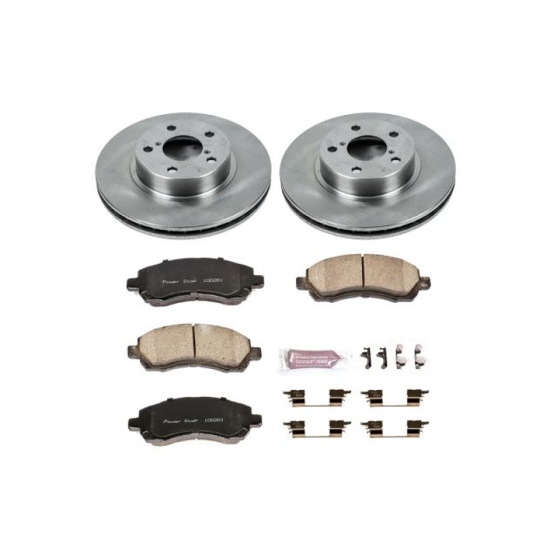 PSB Autospecialty Kit - Power Stop 97-01 Subaru Impreza Front Autospecialty Brake Kit