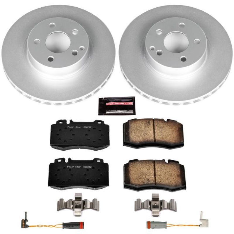 PSB Z23 Evolution Coated Kit - Power Stop 03-06 Mercedes-Benz E500 Front Z23 Evolution Sport Coated Brake Kit