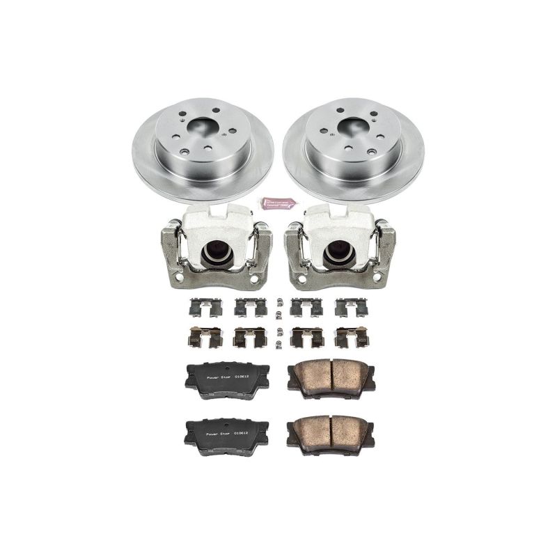 PSB Autospecialty Kit w/Cals - Power Stop 10-12 Lexus HS250h Rear Autospecialty Brake Kit w/Calipers