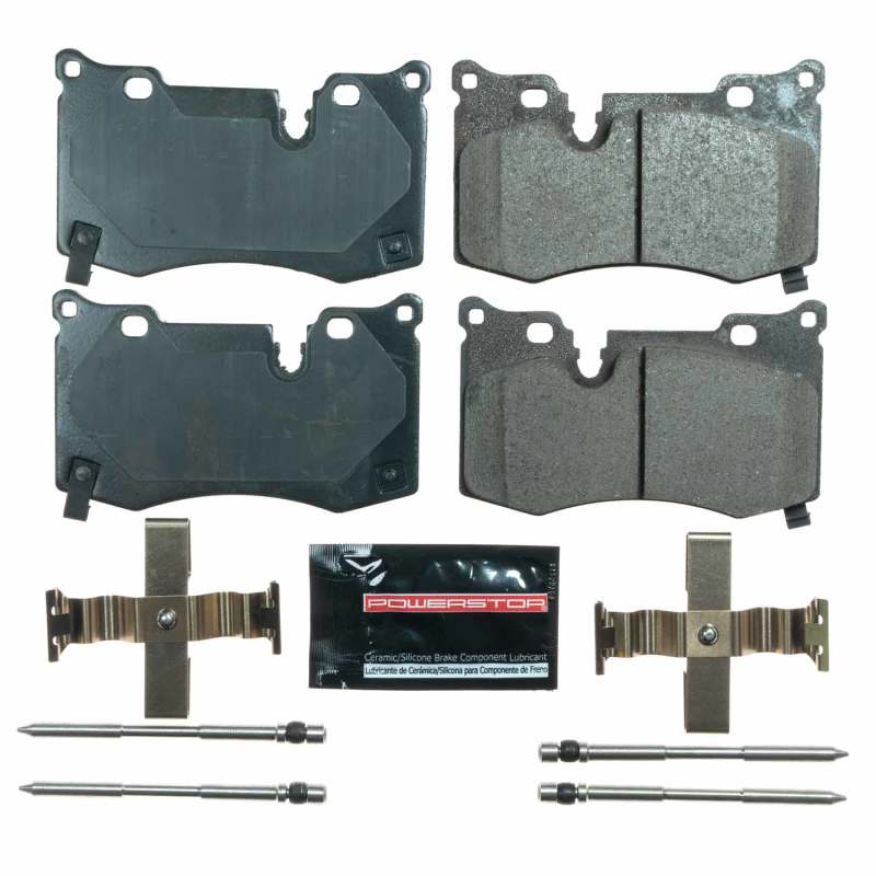 PSB Z23 Evolution Brake Pads - Power Stop 2020 Chevrolet Corvette C8 Base Rear Z23 Evolution Sport Brake Pads w/Hardware