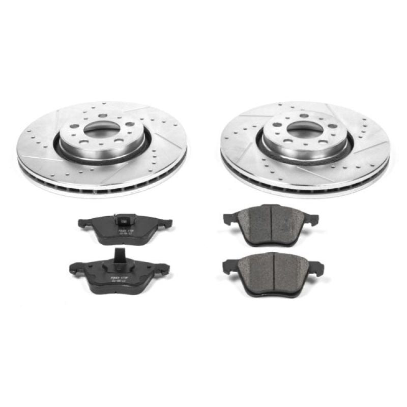 PSB Z23 Evolution Kit - Power Stop 08-09 Volvo S60 Front Z23 Evolution Sport Brake Kit