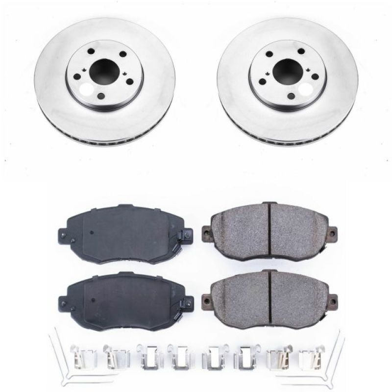 PSB Z17 Evolution Coated Kit - Power Stop 93-05 Lexus GS300 Front Z17 Evolution Geomet Coated Brake Kit