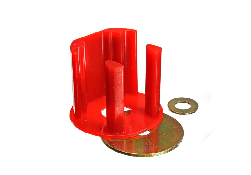 ES Motor Mounts - Red - Energy Suspension 09-11 Audi A3/TT / 09-11 VW Passat/Jetta/GTI MKV/MKVI Red Motor Mount Inserts