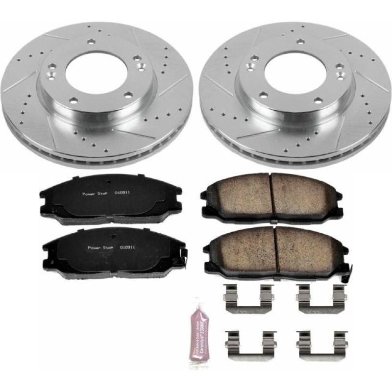 PSB Z23 Evolution Kit - Power Stop 07-09 Kia Sorento Front Z23 Evolution Sport Brake Kit