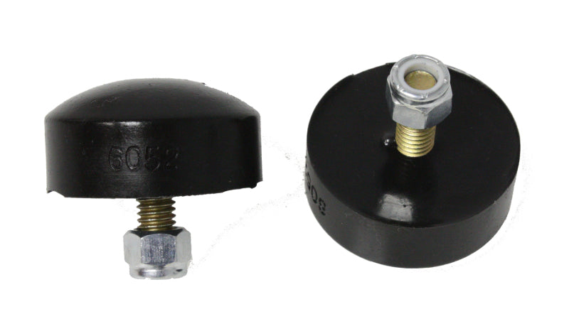 ES Bump Stops - Black - Energy Suspension Black 1 inch Tall Button head Bump Stop Set (2 per set)