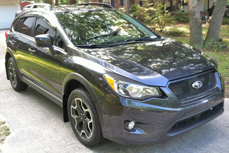 RAL UR Blk Flap/Orange Logo - Rally Armor 13-17 Subaru Crosstrek XV Black Mud Flap w/Orange Logo