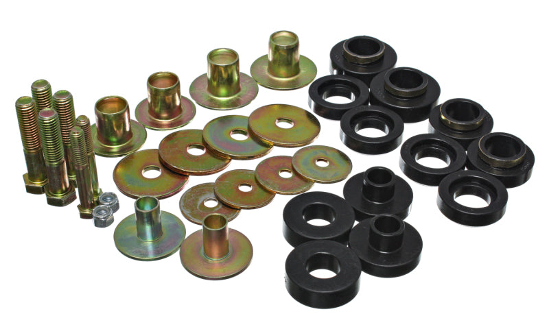 ES Subframe Bushings - Black - Energy Suspension Subframe Bushing Set - Black
