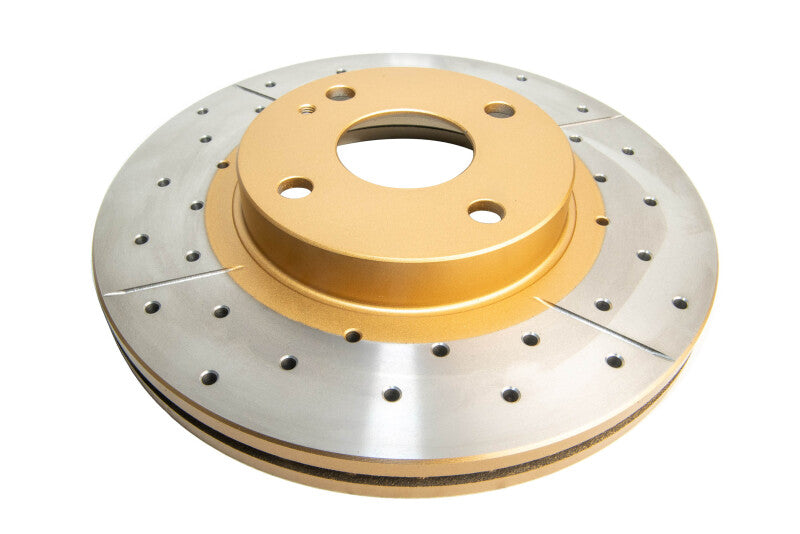 DBA Street Slot&Drill Rotors - DBA 98 Mazda Protege (Front Caliper Cast No. 22-14) 1.8L Front Drilled & Slotted Street Series Rotor