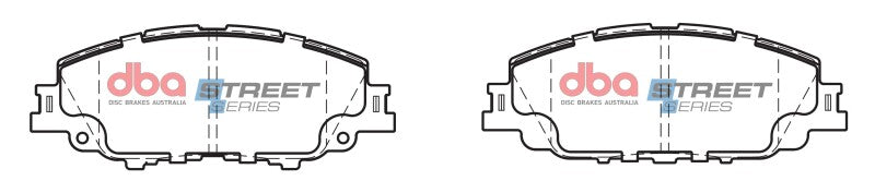 DBA Street Series Brake Pads - DBA 19-22 Toyota Corolla Hatchback Front Street Series Brake Pads