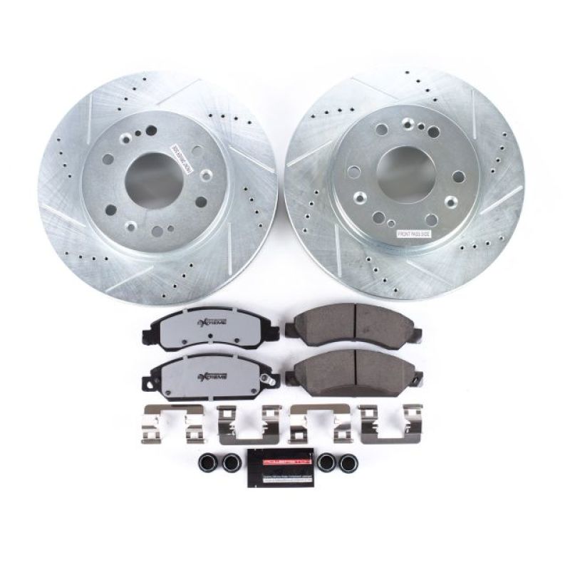PSB Z36 Truck & Tow Kit - Power Stop 07-08 Cadillac Escalade Front Z36 Truck & Tow Brake Kit