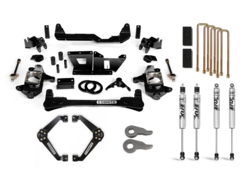 COG Lift Kit - Standard - Cognito 01-13 Chevy/GMC Silverado/Sierra 2500/3500 HD 2WD/4WD 6in Std Lift Kit w/ Fox PS 2.0 IFP