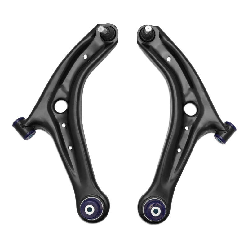 SPR Control Arms - Front - Superpro 13-17 Ford Fiesta Complete Front Lower Control Arm Kit (Caster Increase)