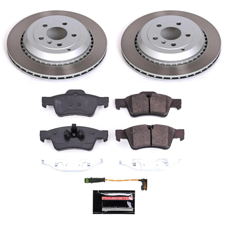 PSB Semi-Coated Rotor Kits - Power Stop 06-07 Mercedes-Benz R500 Rear Semi-Coated Rotor Kit