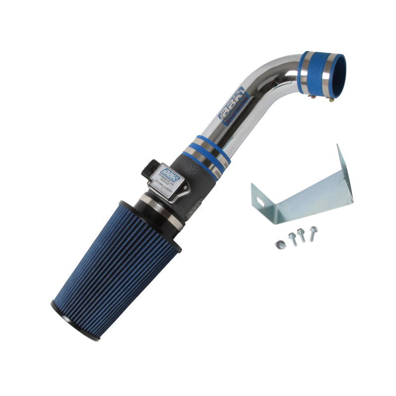 BBK Cold Air Intake Kit - BBK 86-93 Mustang 5.0 Cold Air Intake Kit - Standard Style - Chrome Finish