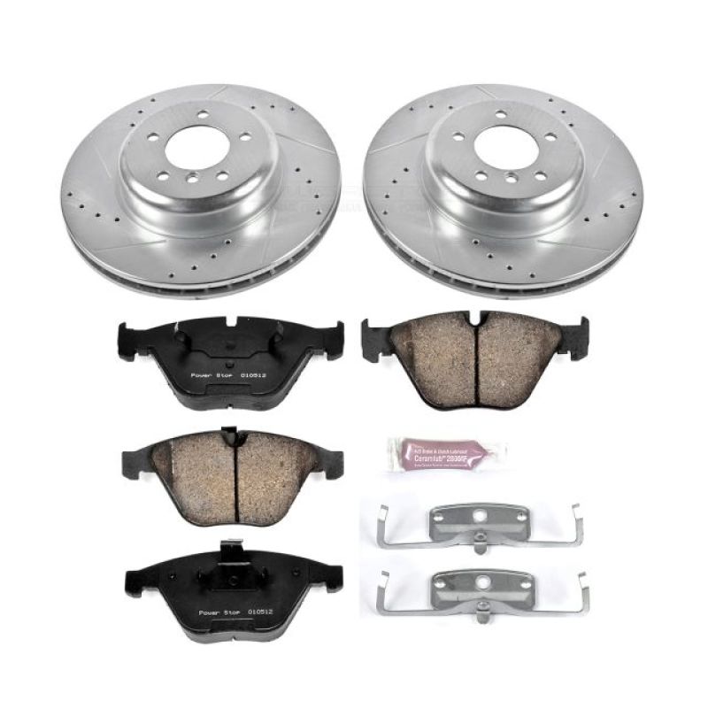 PSB Z23 Evolution Kit - Power Stop 2011 BMW 335d Front Z23 Evolution Sport Brake Kit