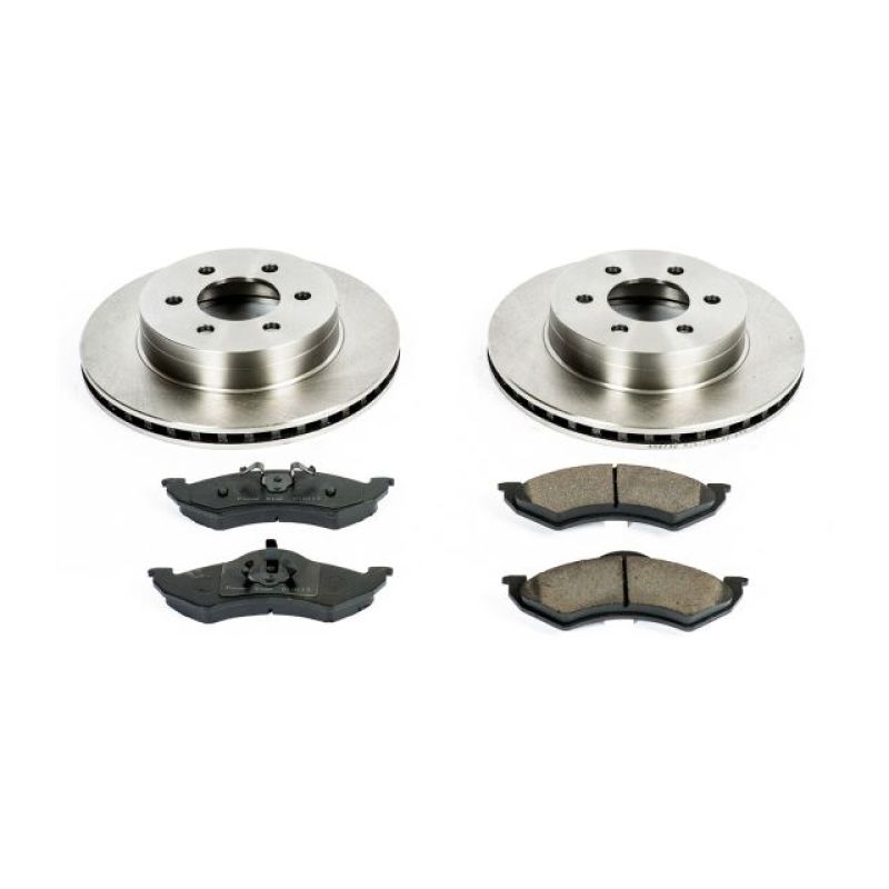 PSB Autospecialty Kit - Power Stop 00-02 Dodge Dakota Front Autospecialty Brake Kit