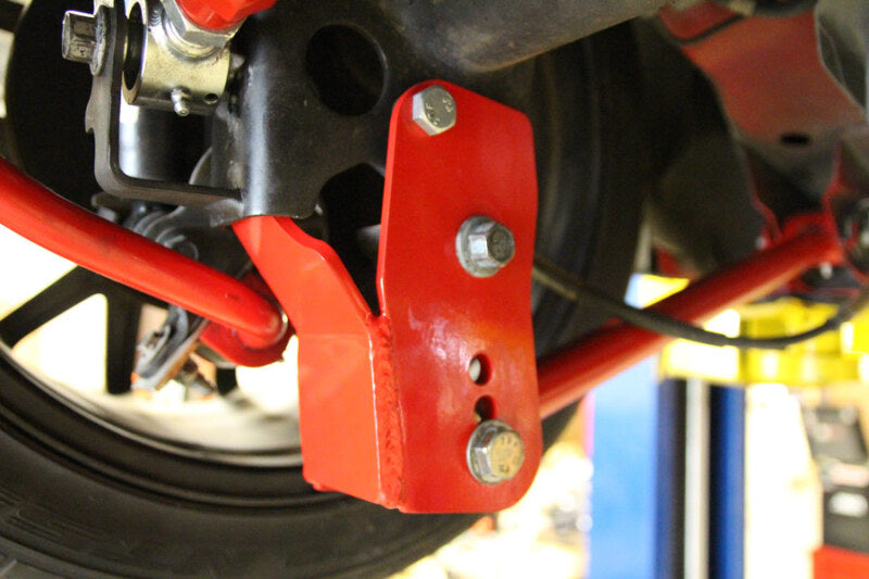 UMI Control Arm Mounts - UMI Performance 05-14 Ford Mustang Rear Control Arm Relocation Brackets- Bolt In