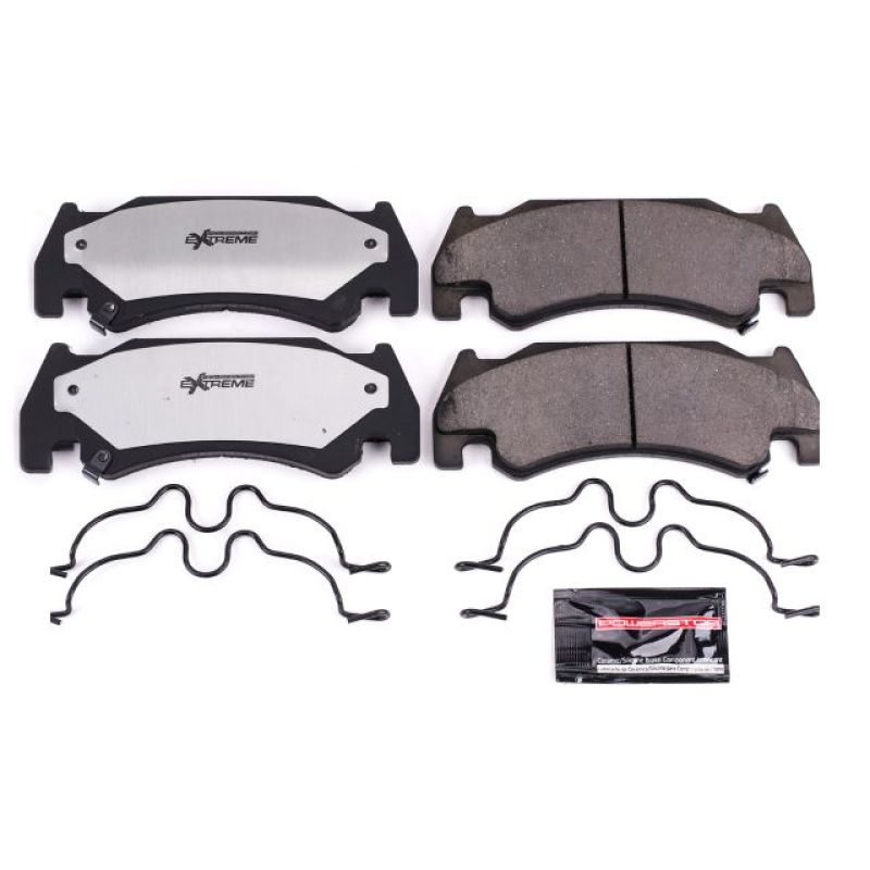 PSB Z36 Truck & Tow Brake Pads - Power Stop 2005 Dodge Ram 1500 Front Z36 Truck & Tow Brake Pads w/Hardware