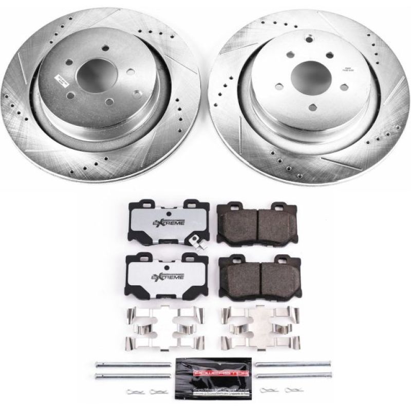 PSB Z26 Street Warrior Kit - Power Stop 09-13 Infiniti FX50 Rear Z26 Street Warrior Brake Kit