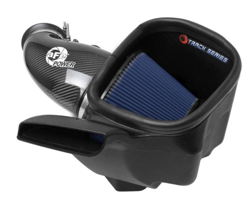 AFE Track Series Intake - aFe 12-21 Jeep Grand Cherokee 6.4L Track Series Carbon Fiber Cold Air Intake System w/Pro 5R Filter
