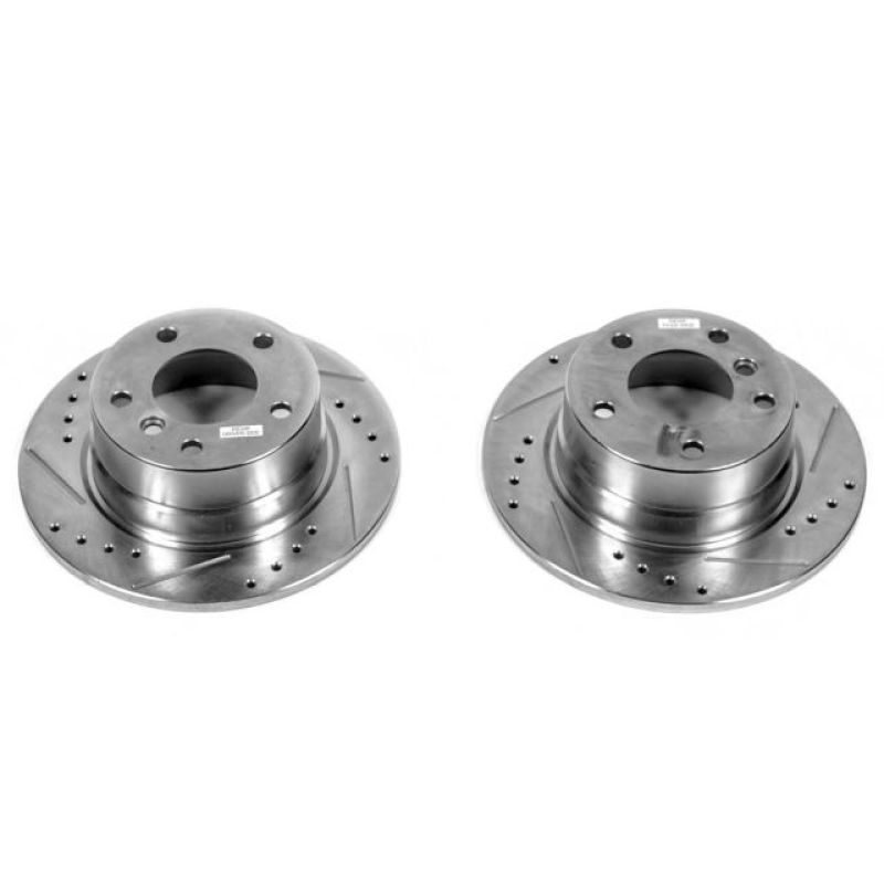PSB Evolution Drill/Slot Rotor - Power Stop 03-05 BMW Z4 Rear Evolution Drilled & Slotted Rotors - Pair